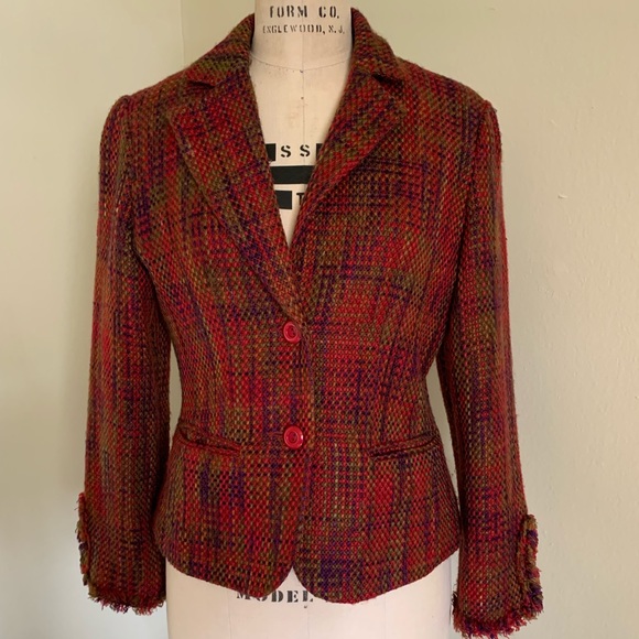 Monroe & Main Jackets & Blazers - MONROE & MAIN  VINTAGE TWEED BLAZER